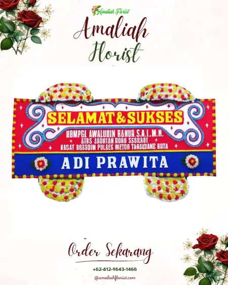 Papan Bunga Ucapan Selamat Cinta Raja