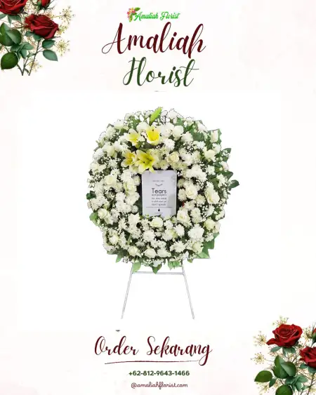 Krans Bunga Duka Cinta Raja