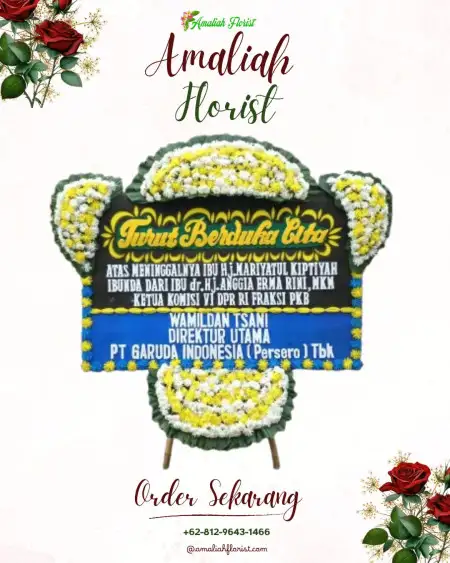 Papan Bunga Duka Cinta Raja